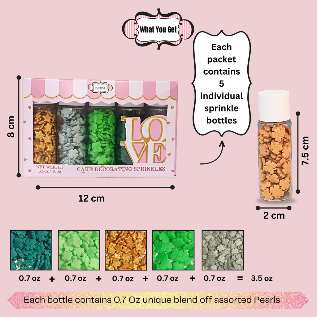 st patricks sprinkles ps multipack 6 100 gms