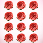 sugar roses for cake cupcake decoration coral 120 gms