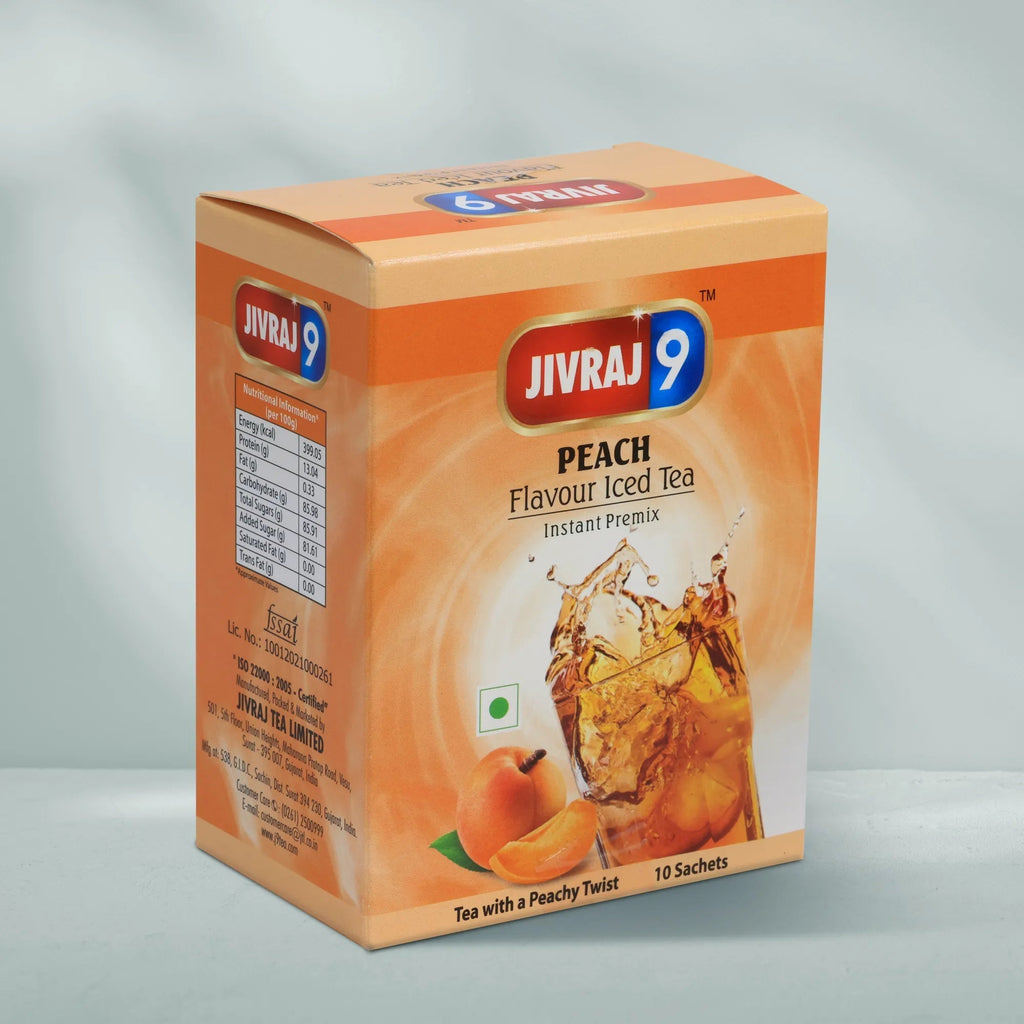 jivraj9 Tea Peach Premix Iced Tea Box - Distacart