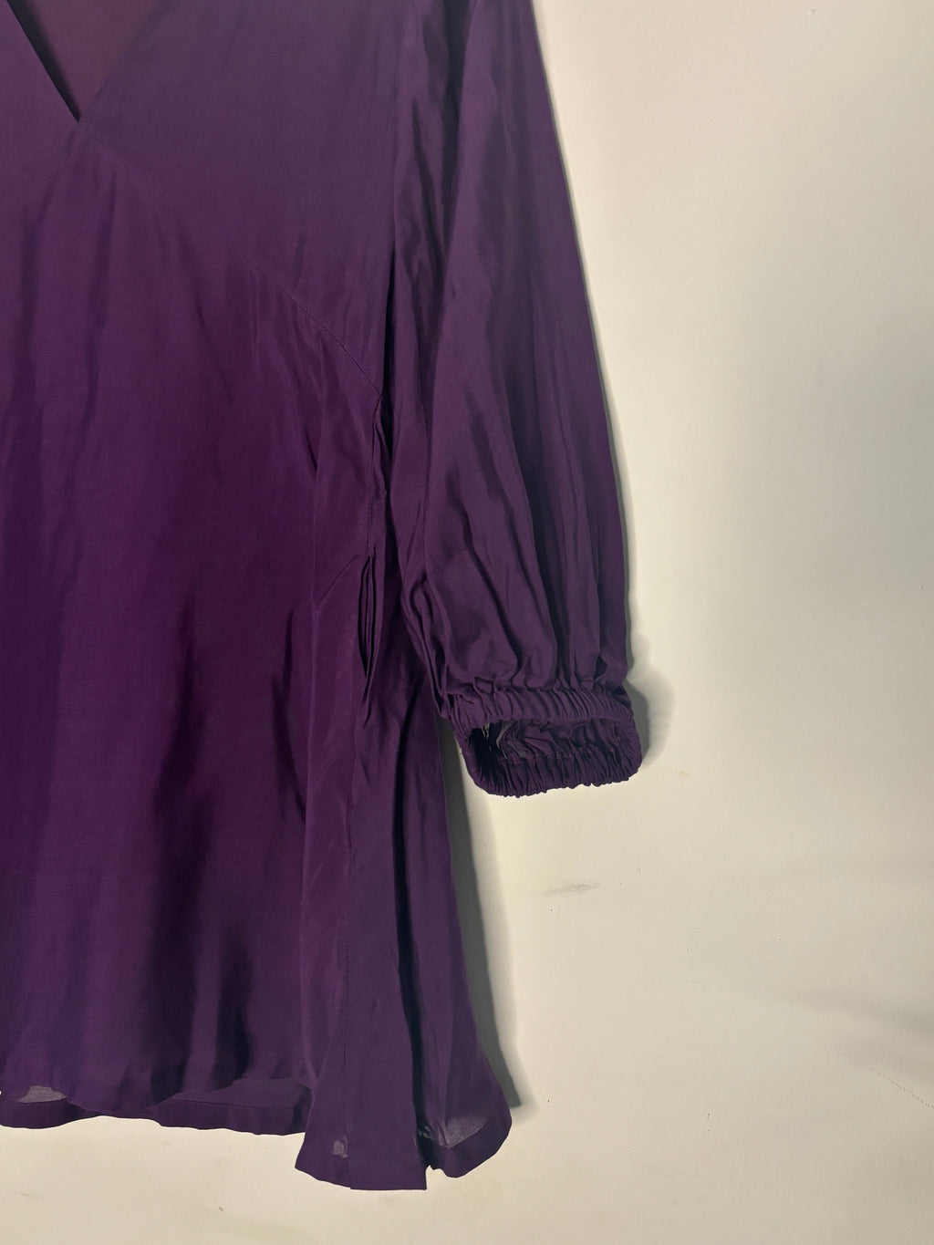trueBrowns Purple Slub Top