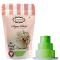 confect neon green sugarpaste br b 250 gms b