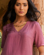 trueBrowns Gold-Polished Floral Necklace