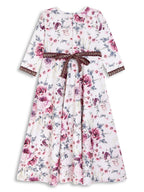 Ahalyaa Girls Printed A-Line Maxi Kids Ethnic Dresses - Distacart