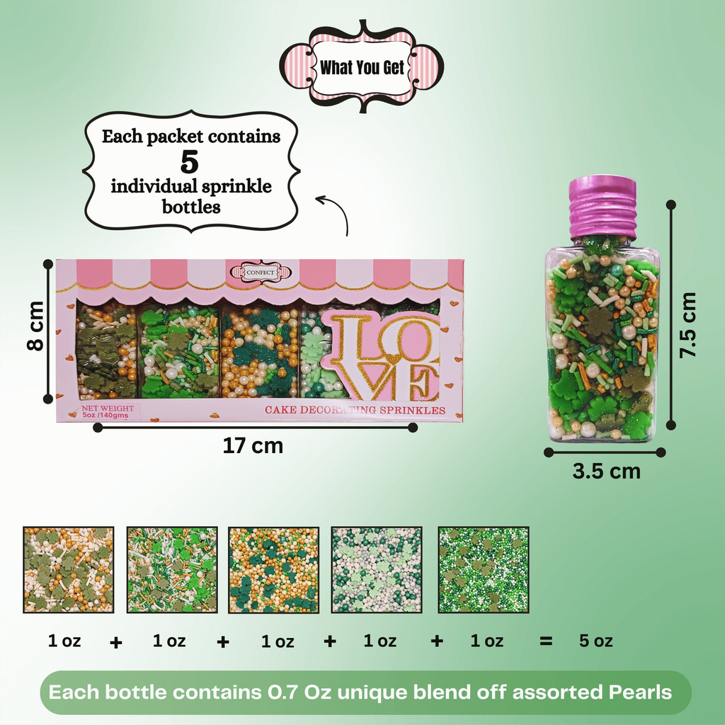 st patricks sprinkles ps multipack 3 100 gms