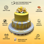 sunshine yellow fondant edible sugarpaste 1kg