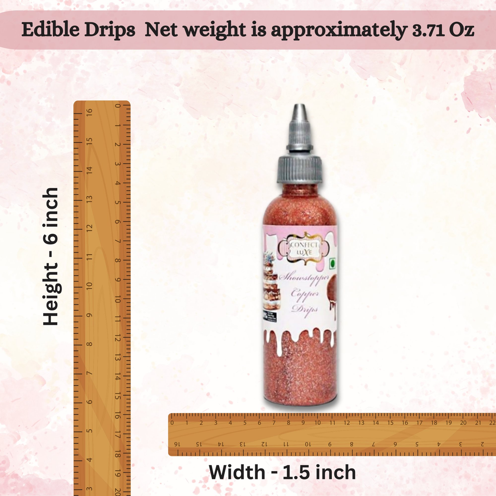 confect showstopper copper drips br b 110 gms b