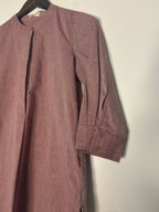 trueBrowns Pink Chambrey Top