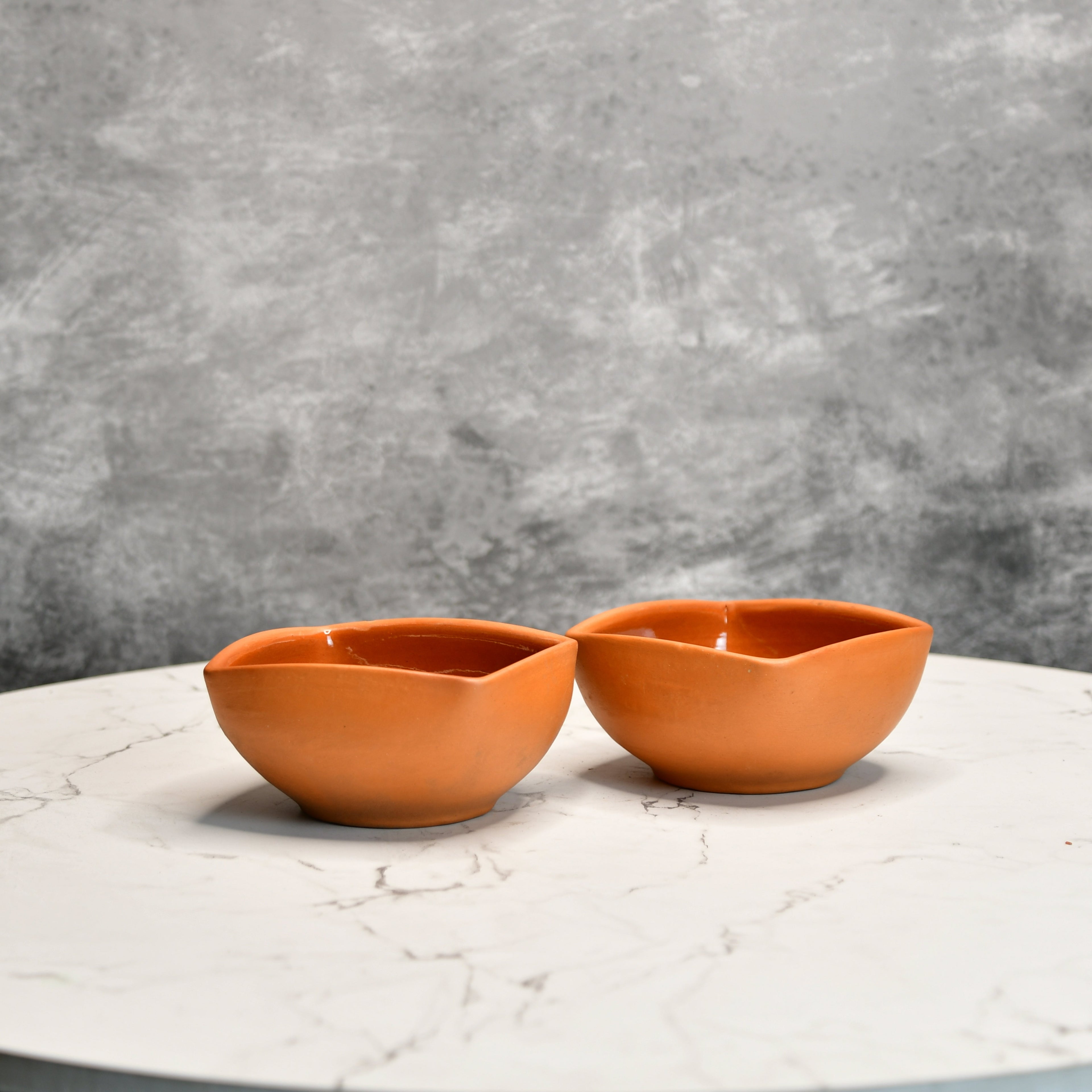Sowpeace Premium Set of 2 Terracotta Square Serving Bowls - Distacart