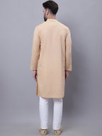 Even Apparels Beige Sherwani Kurta With Asymetrical Cut - Distacart
