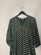 trueBrowns Green Lehariya Top