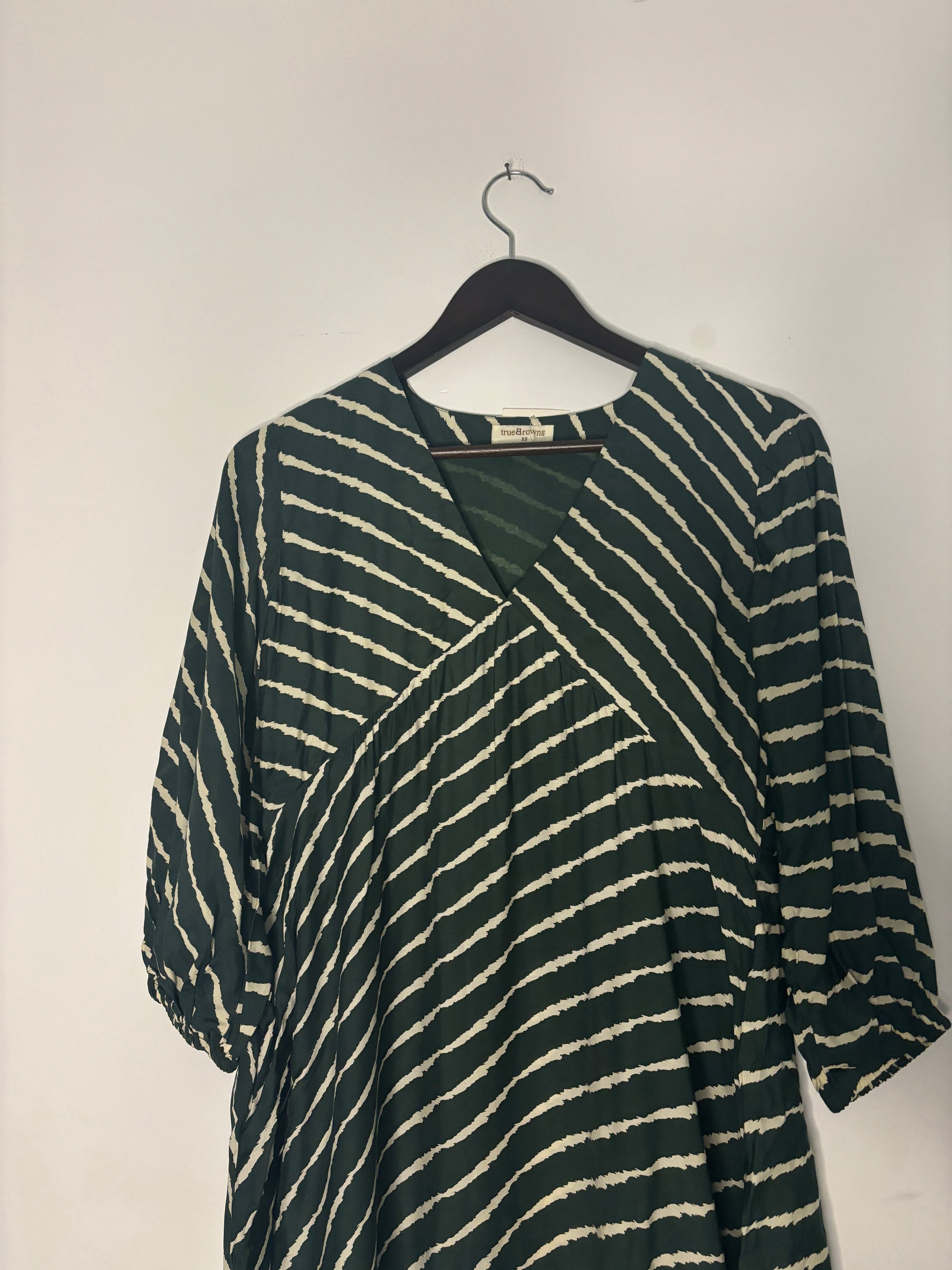 trueBrowns Green Lehariya Top