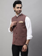 Even Apparels Men's Multi Nehru Jacket With Welt Pockets
