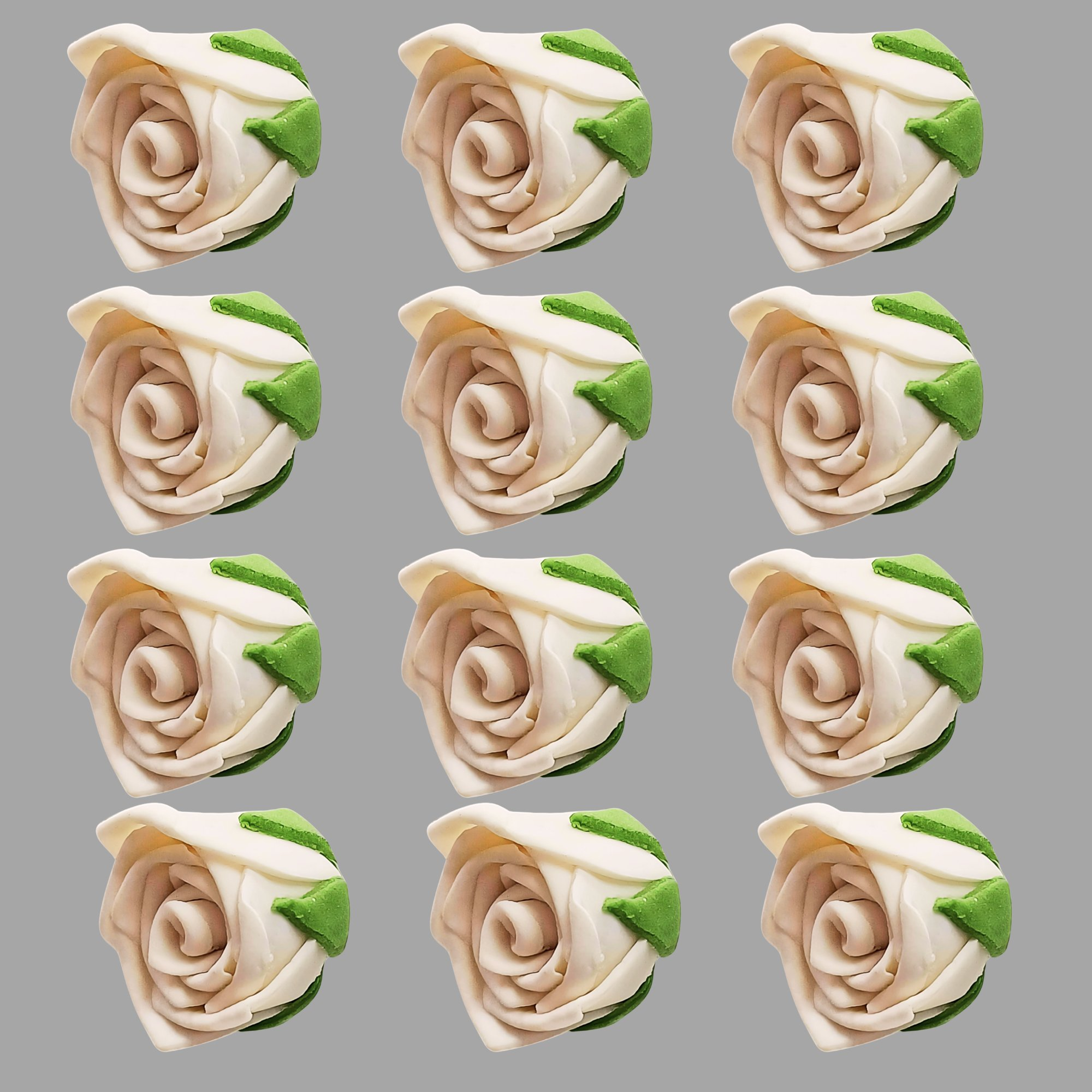confect sugar roses topper sugar roses for cake decorations edible classic pearl ivory roses pack of 12