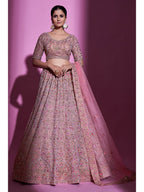 Myra Mauve Georgette Embroidered Designer Lehenga Choli