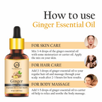 Nuerma Science Pure Ginger Oil For Skin, Body & Hair Care