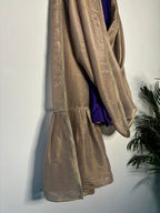 trueBrowns Lilac Tissue Pre-Stitched Saree