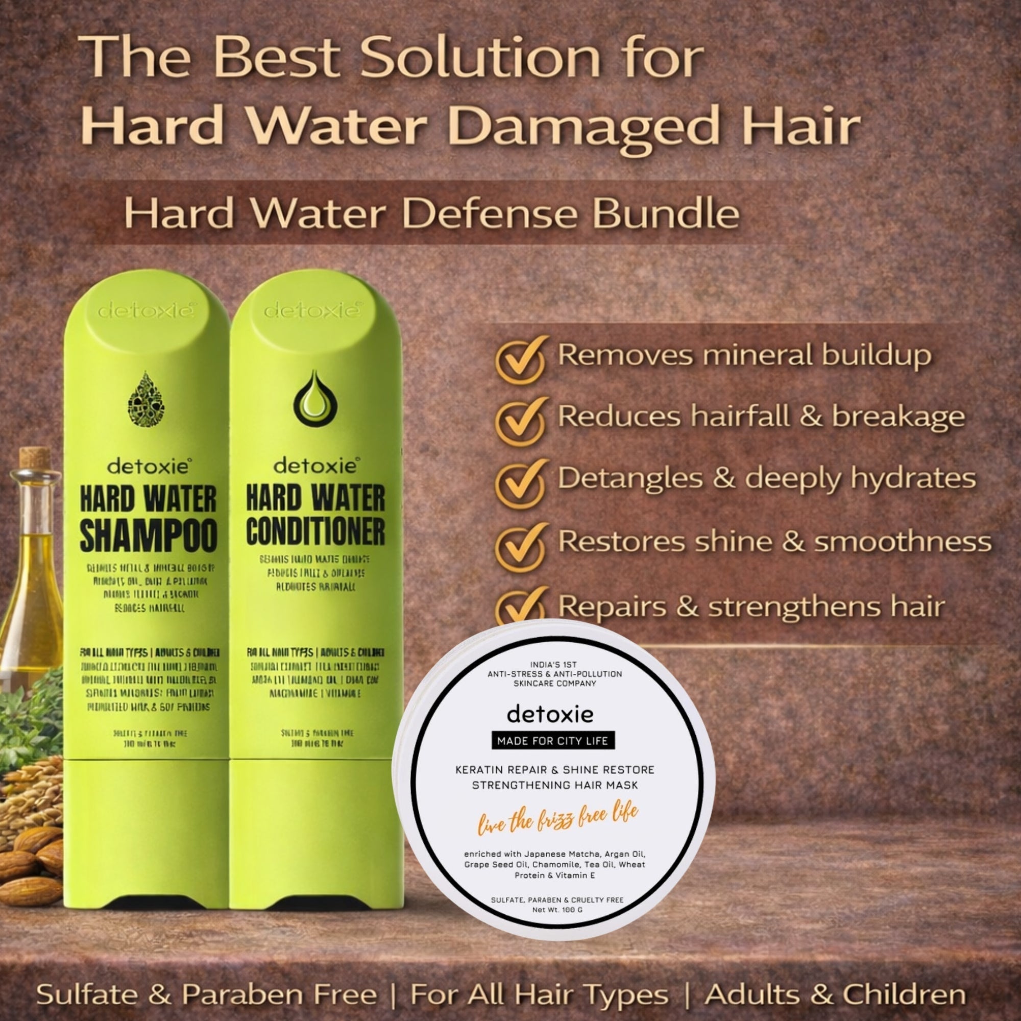 Detoxie Hard Water Defense Bundle