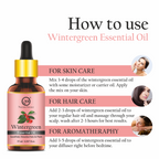 Nuerma Science Pure Wintergreen Essential Oil For Skin, Body & Hair Care