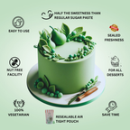 confect pea green sugarpaste br b 250 gms b