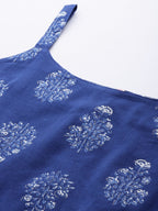 Ahalyaa Floral Printed Pure Cotton Tunic