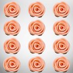 sugar roses for cake cupcake decoration peach 120 gms