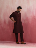 trueBrowns Men's Cola Mandarin Collar Kurta
