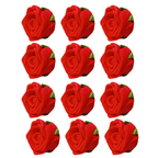 confect edible rose topper edible rose for cake decorations red edible rose pack of 12