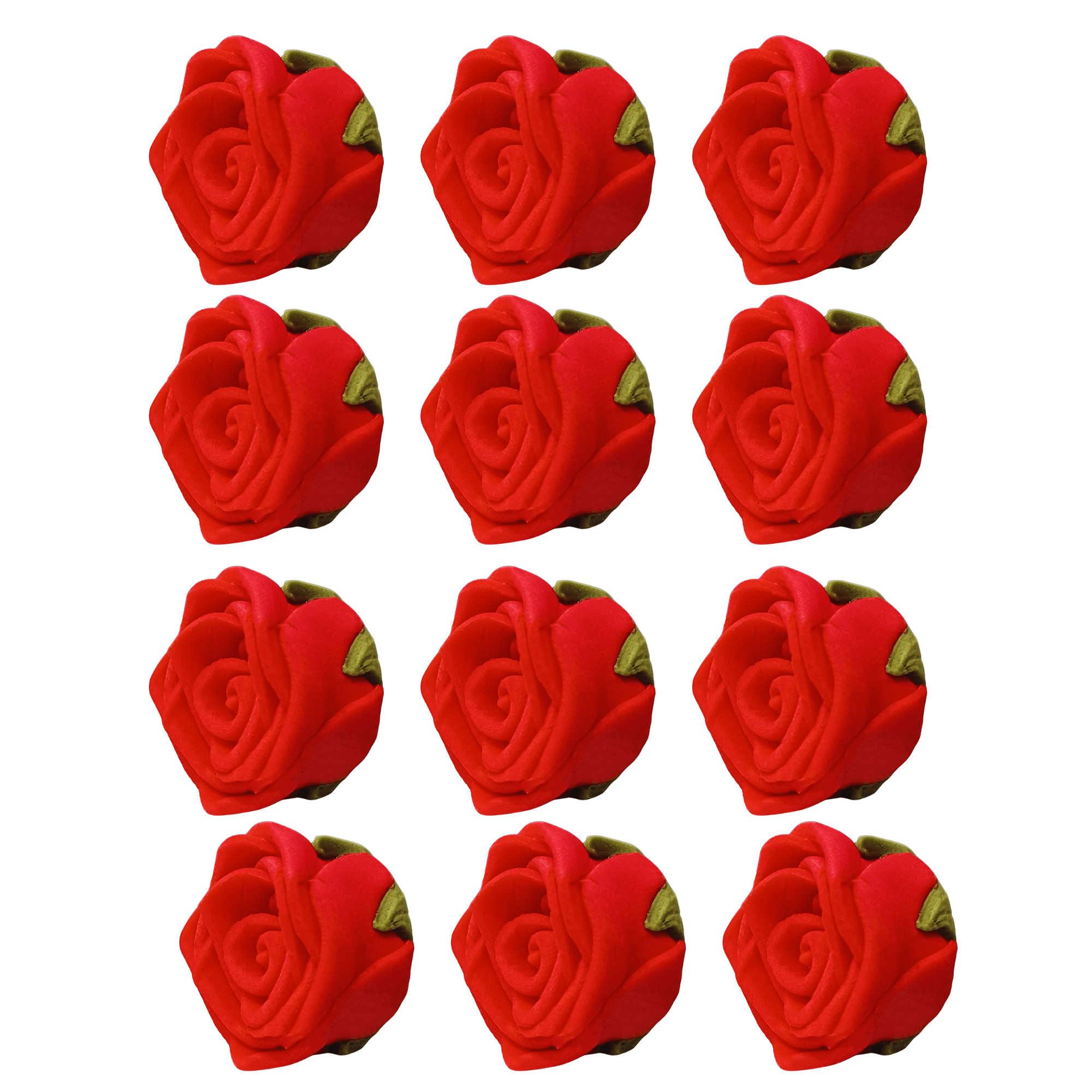 confect edible rose topper edible rose for cake decorations red edible rose pack of 12