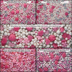 confect glittering grace sprinkles dazzling delight sprinkle glistening glamour sprinkles cake cupcake sprinkles pink mini lips roses sprinkles i silver hearts vermicelli and white pearls baby shower sprinkles mix pack of 5