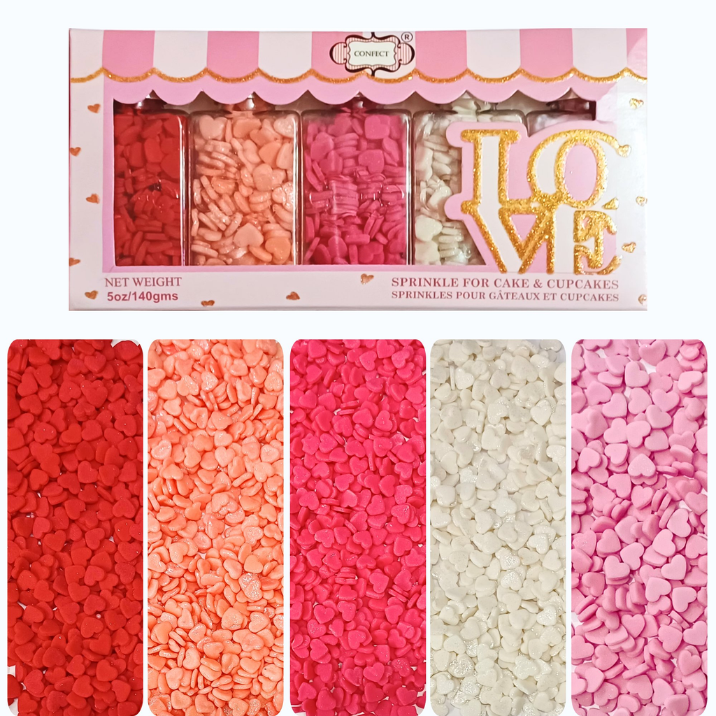 valentine sprinkles 05 edible decoration for baking dessert 100g