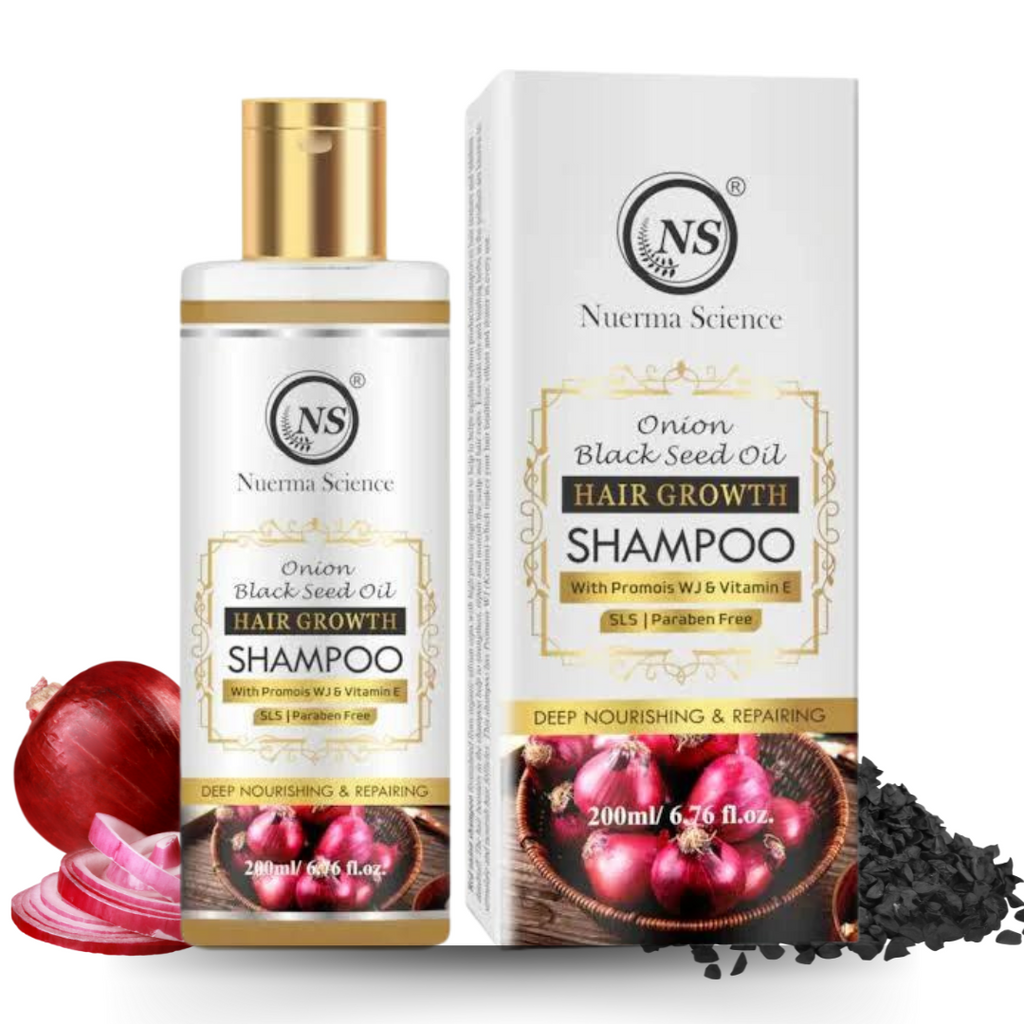 Nuerma Science Onion Black Seed Oil Hair Growth Shampoo | Deep Nourishing & Repairing