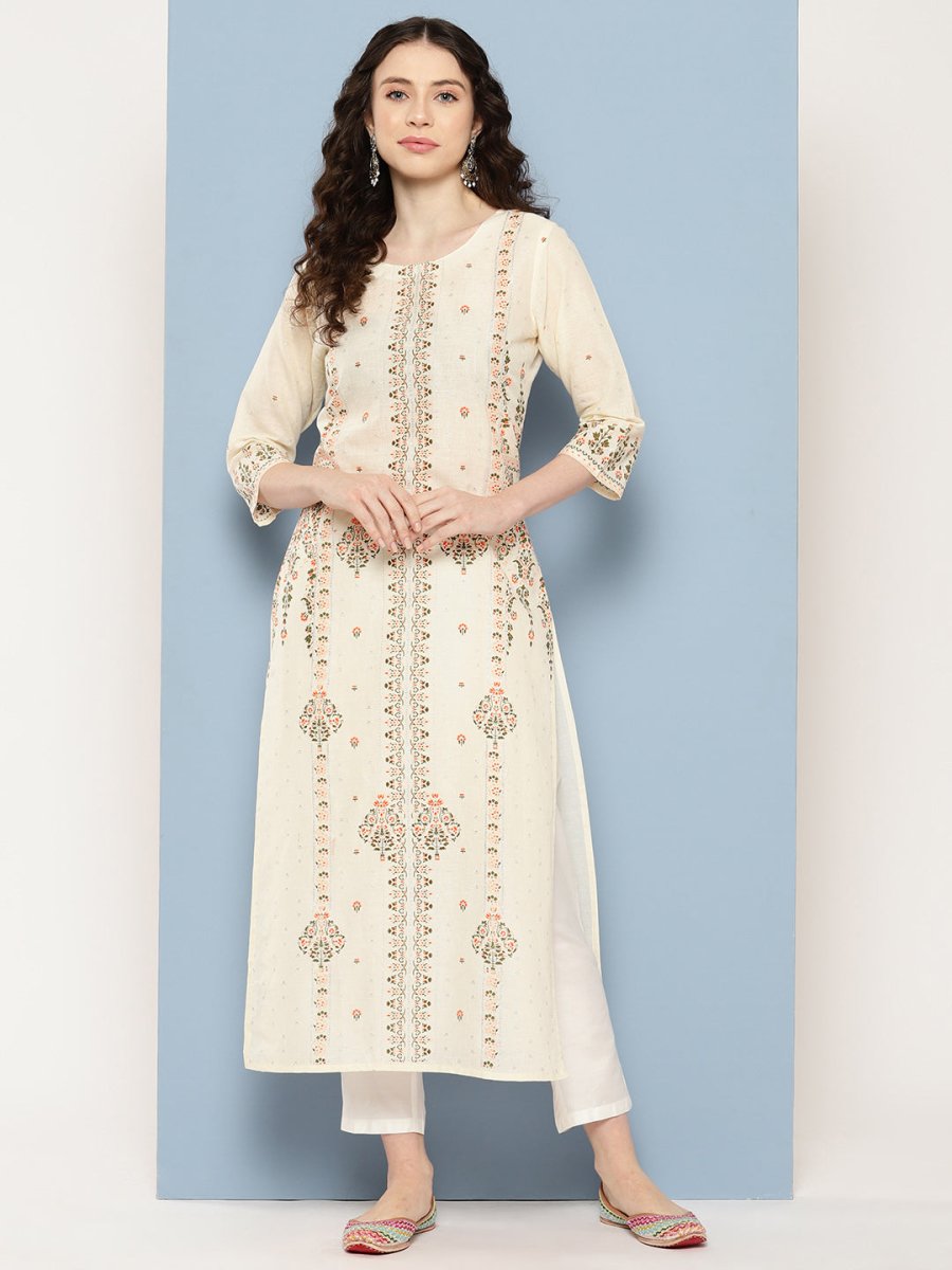 Ahalyaa Women Floral Printed Kurta