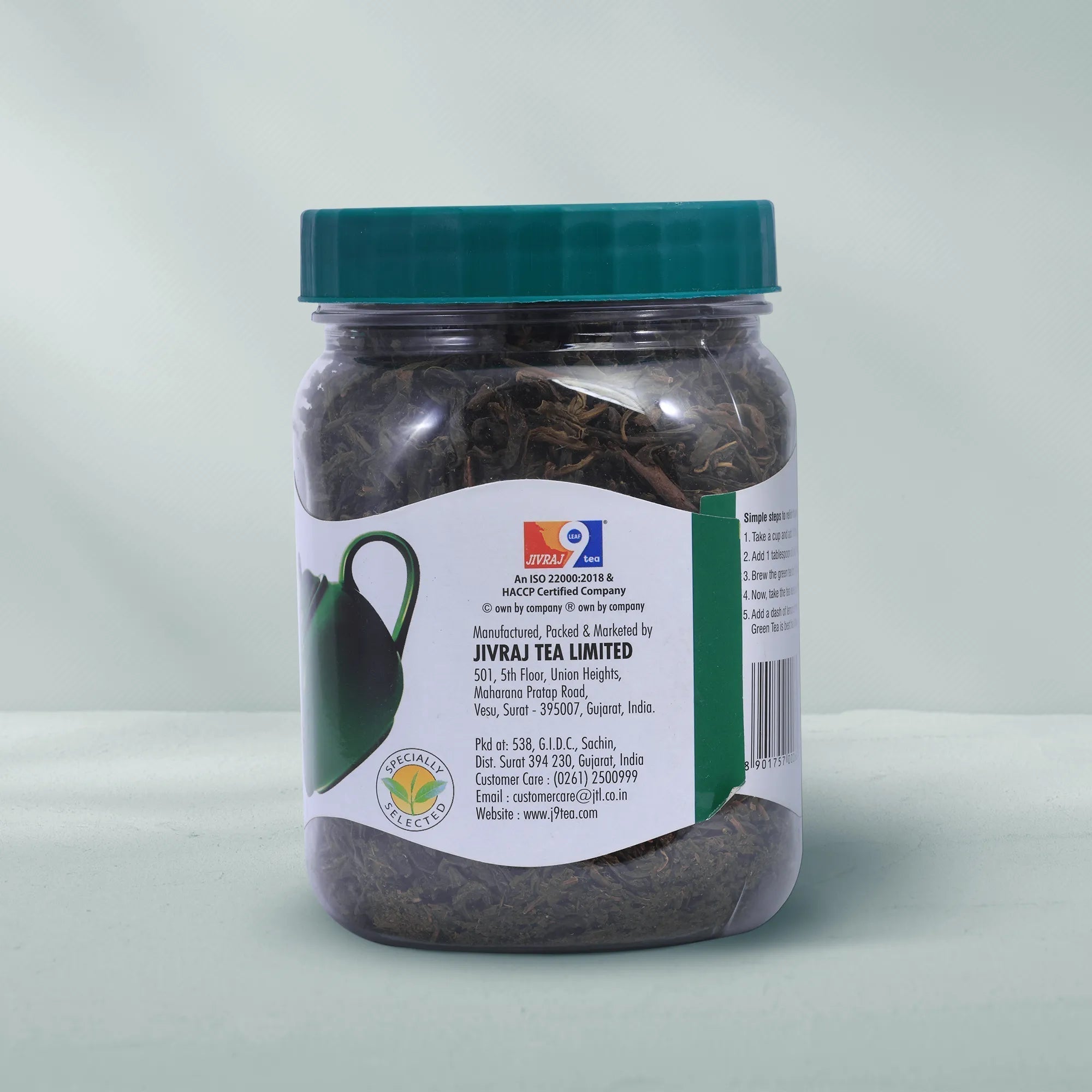 jivraj9 Tea Premium Green Tea Jar - Distacart