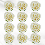 sugar flowers for cake cupcake decoration white 120 gms