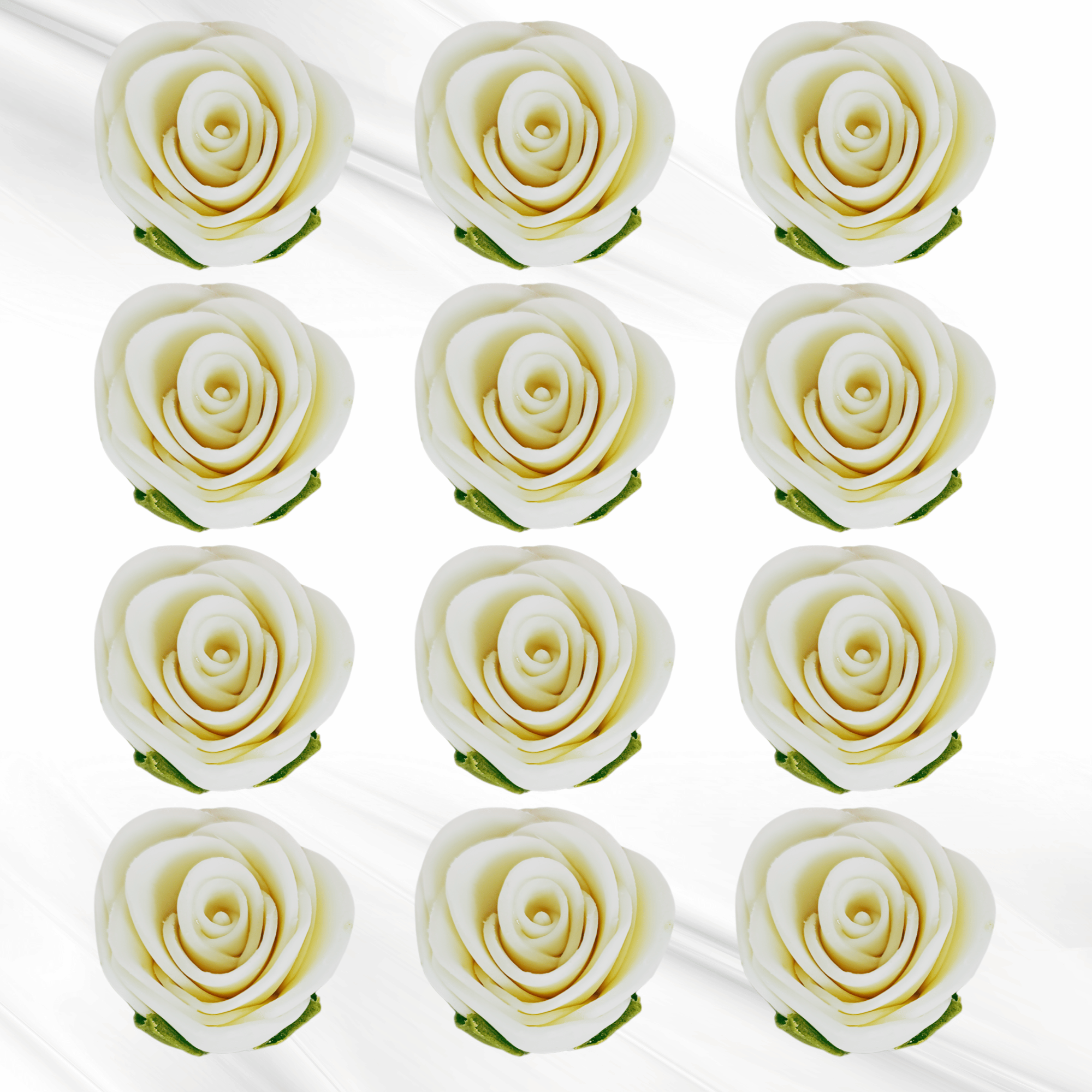 sugar flowers for cake cupcake decoration white 120 gms