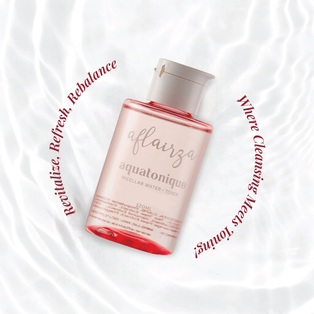 Aflairza Aflairza Aquatonique Micellar Water & Toner for Removes Makeup, Hydrates & Balances pH For All Skin Types