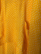 trueBrowns Yellow Lehariya Top