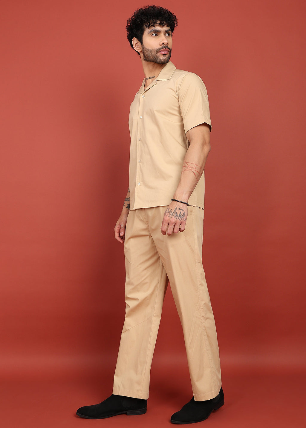 Fabmade Desert Sand Classic Co-Ord Set