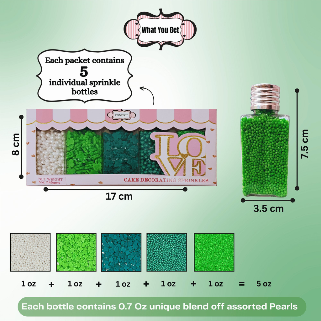 st patricks sprinkles ps multipack 5 100 gms