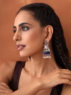 trueBrowns Silver Tone Bird Earrings - Distacart