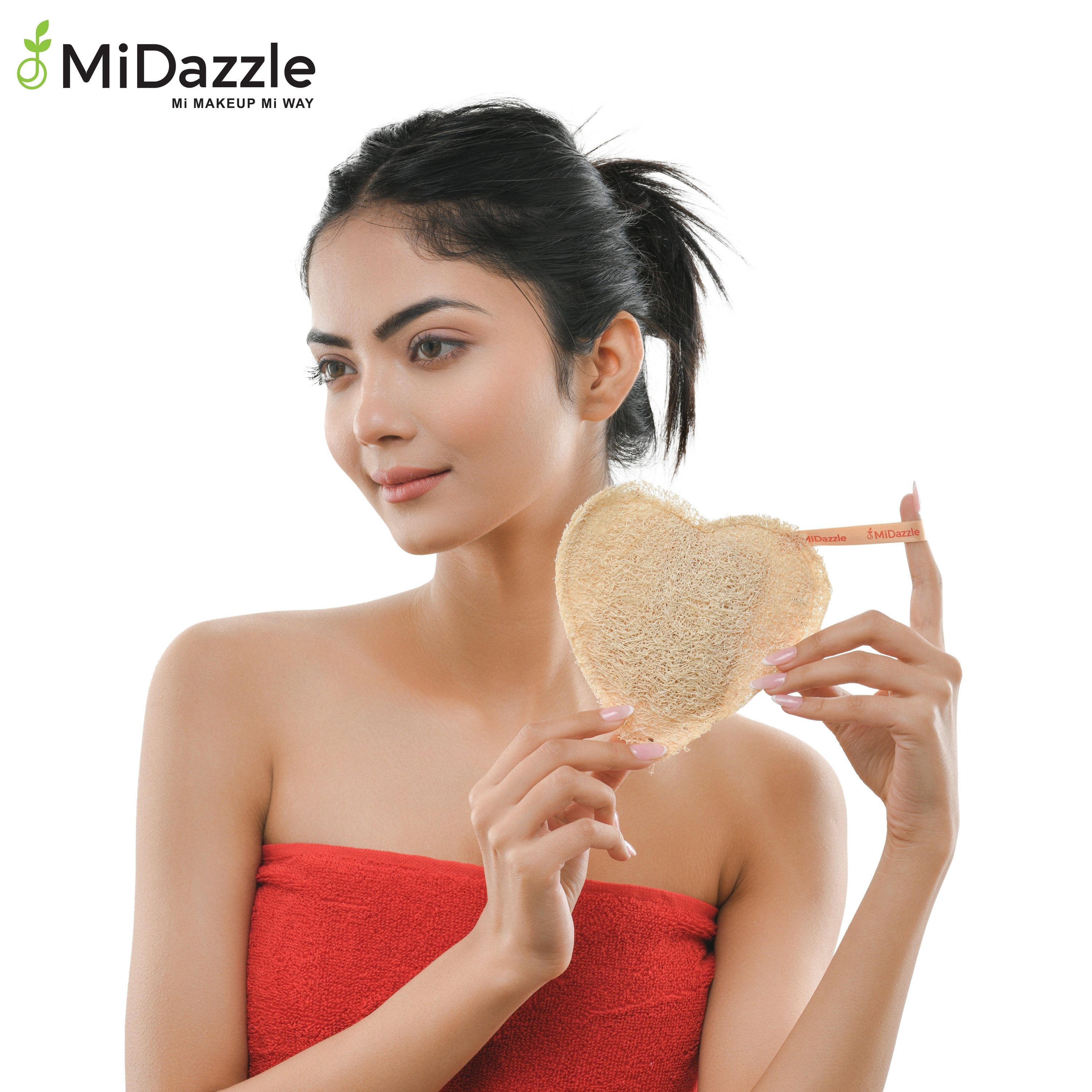 MiDazzle Loofah (Heart) MIOL6104 - Distacart