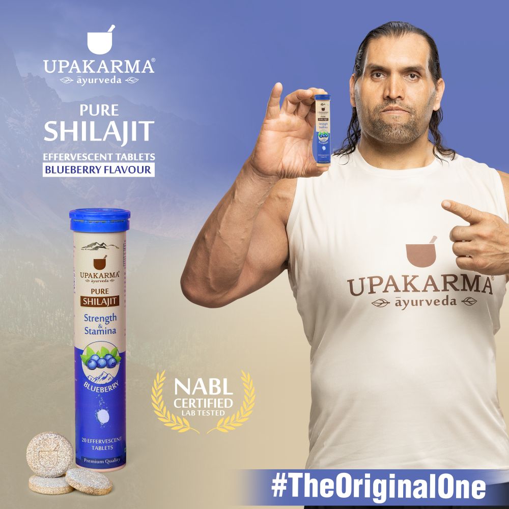 Upakarma Ayurveda Pure Sj Effervescent Tablets - Blueberry - Distacart