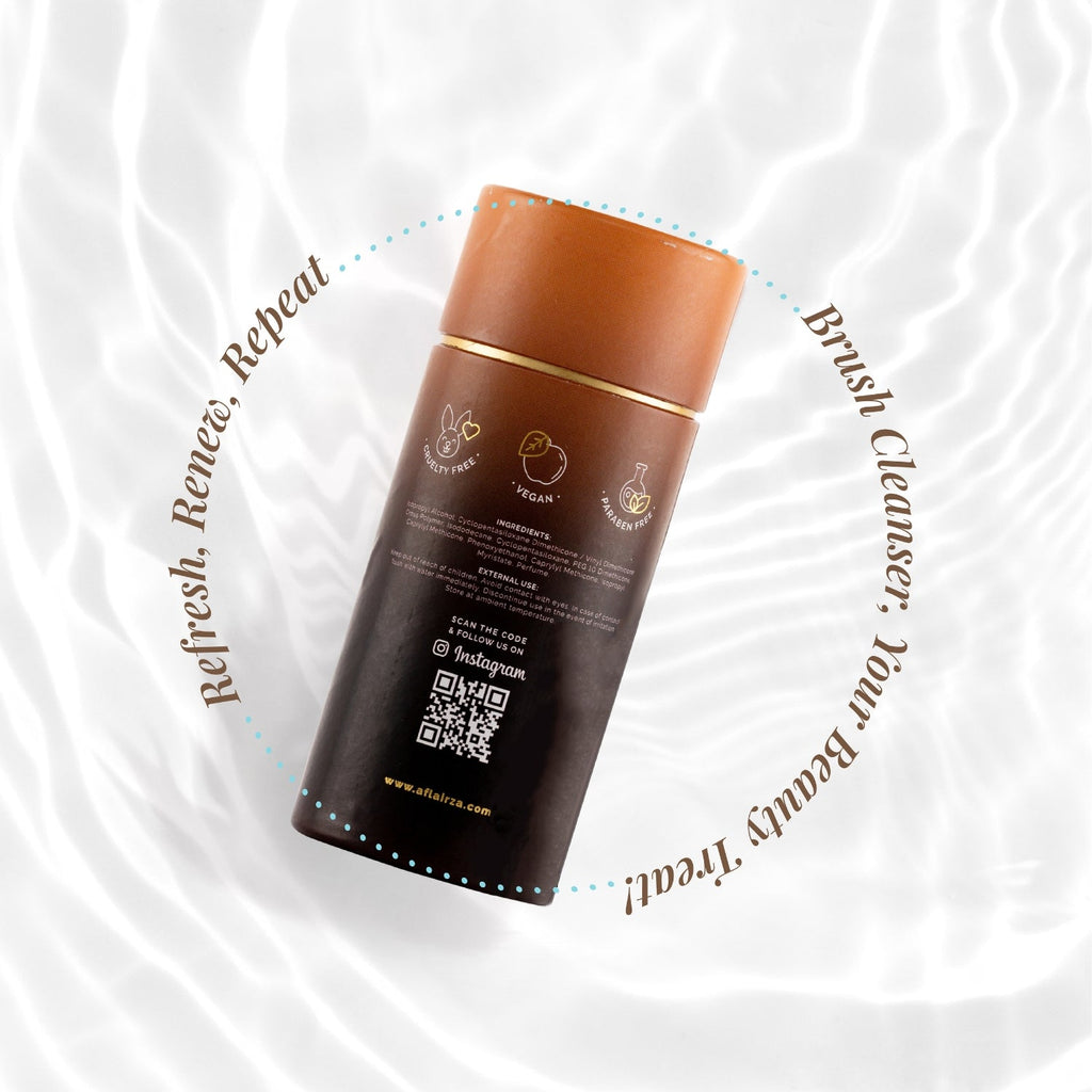 Aflairza Brush Cleanser for Extends Brush Life, Maintains Softness & Shape