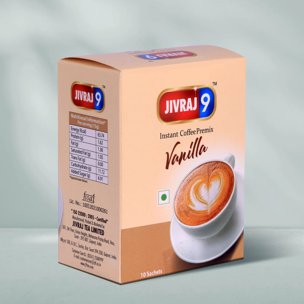 jivraj9 Tea Vanilla Premix Coffee Box - Distacart
