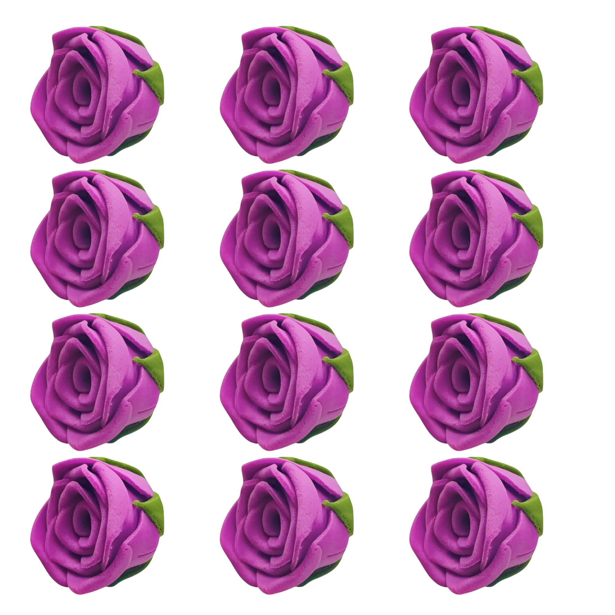 confect sugar roses topper sugar roses for cake decorations edible royal fushia pink roses pack of 12