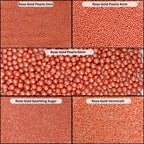sprinkles for cakes cupcakes decoration usp 18rose gold