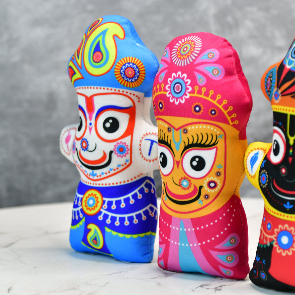Sowpeace Stitched Cotton Jagannath Trio - Distacart