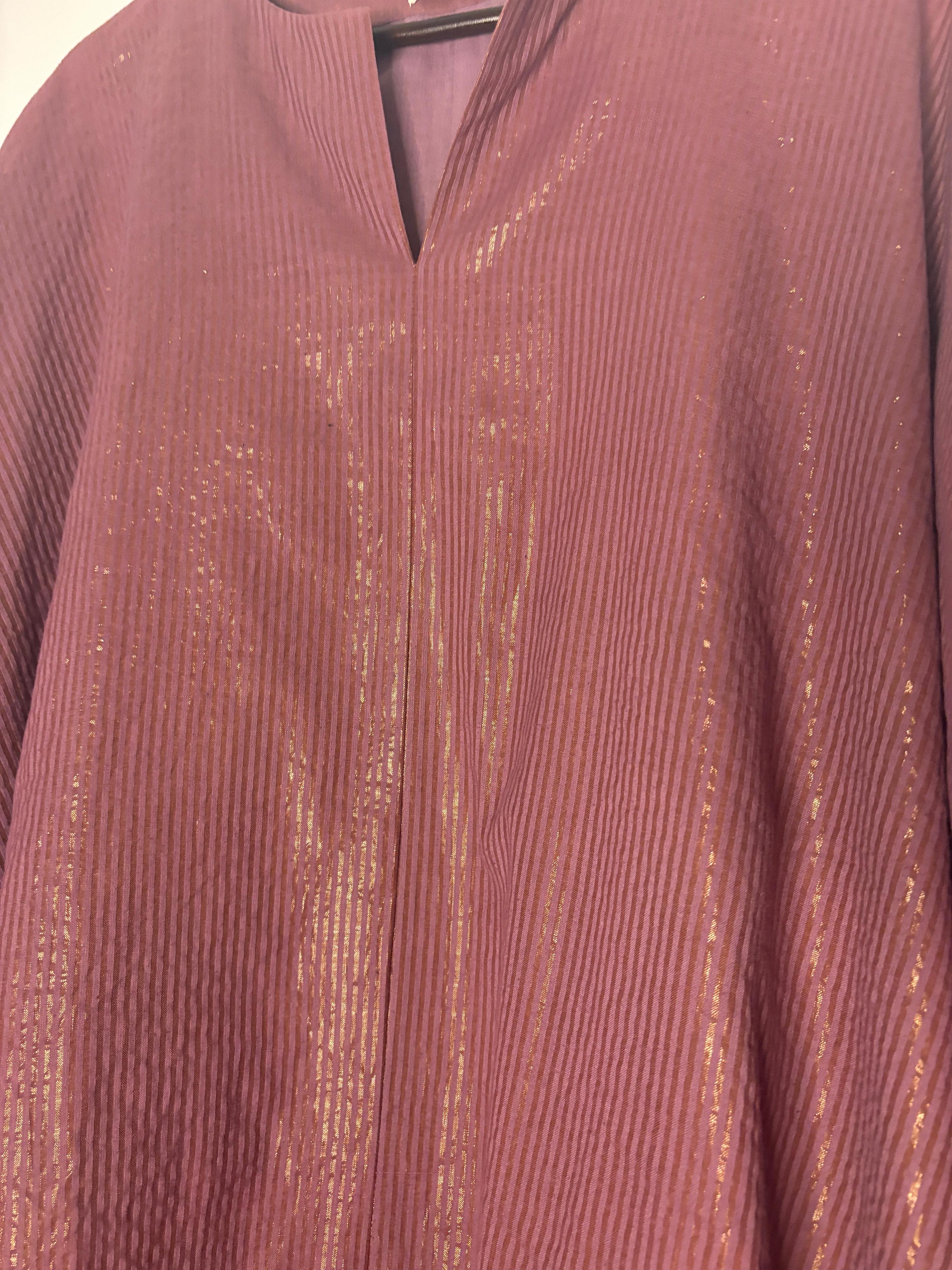 trueBrowns Lilac Metallic Top