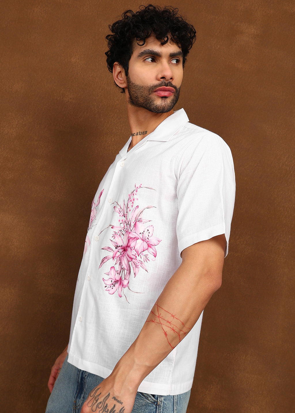 Fabmade Blush Bloom Resort Shirt