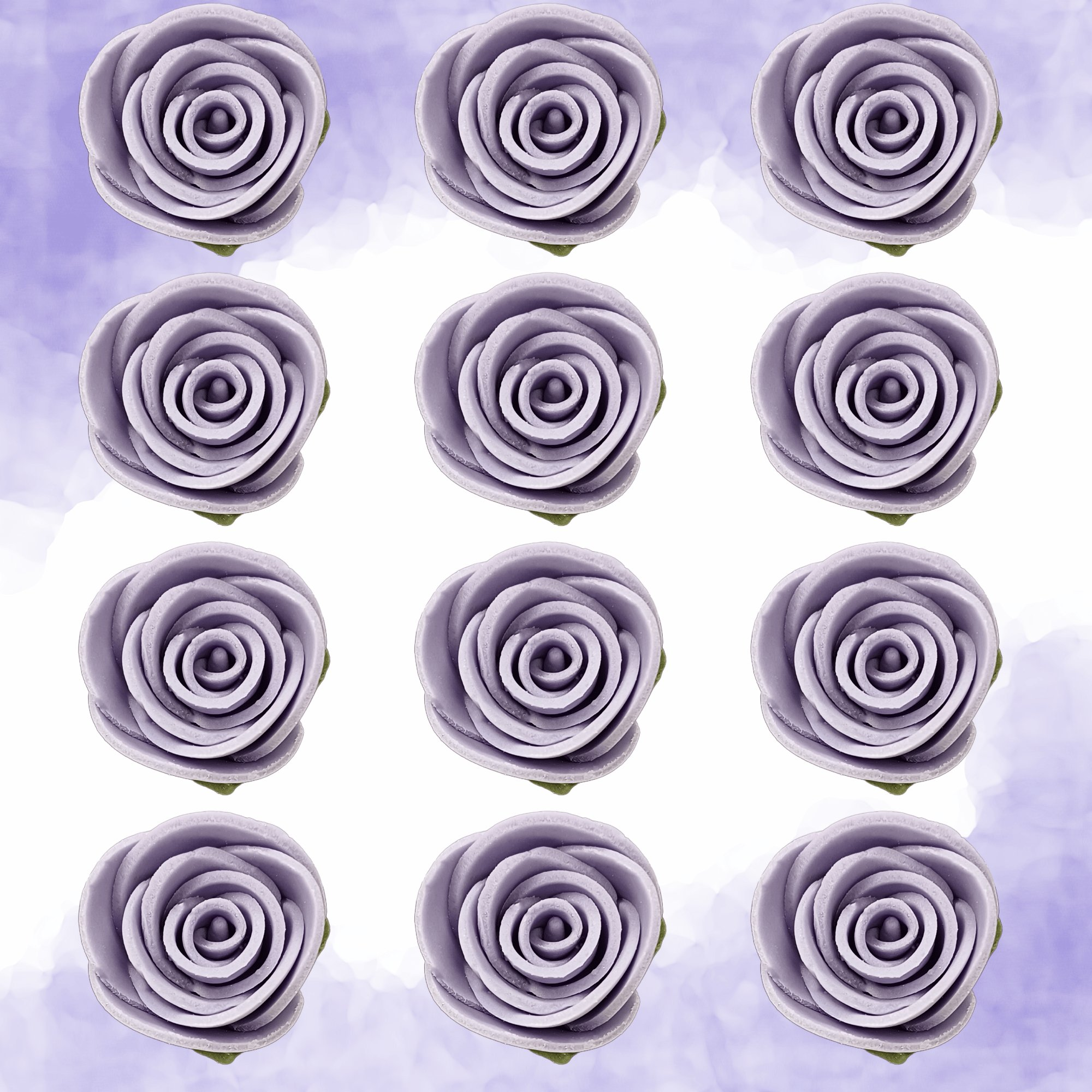 sugar roses for cake cupcake decoration lavender 120 gms